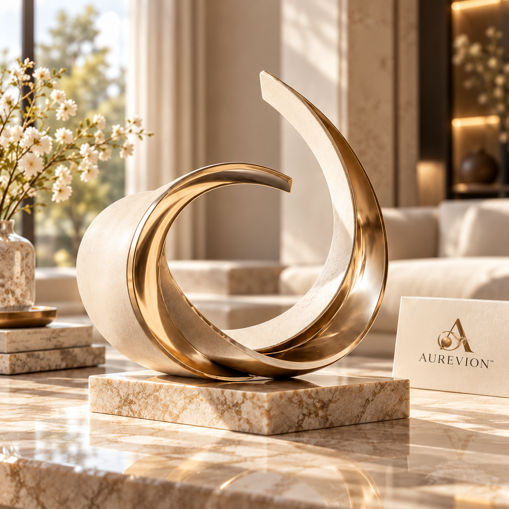 AUREVION™ Aureline Floating Arc Sculpture