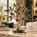 AUREVION™ Verdelle Botanical Metal Tree Sculpture