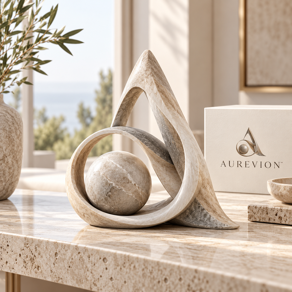 AUREVION™ Arvella Stone Meditation Ornament