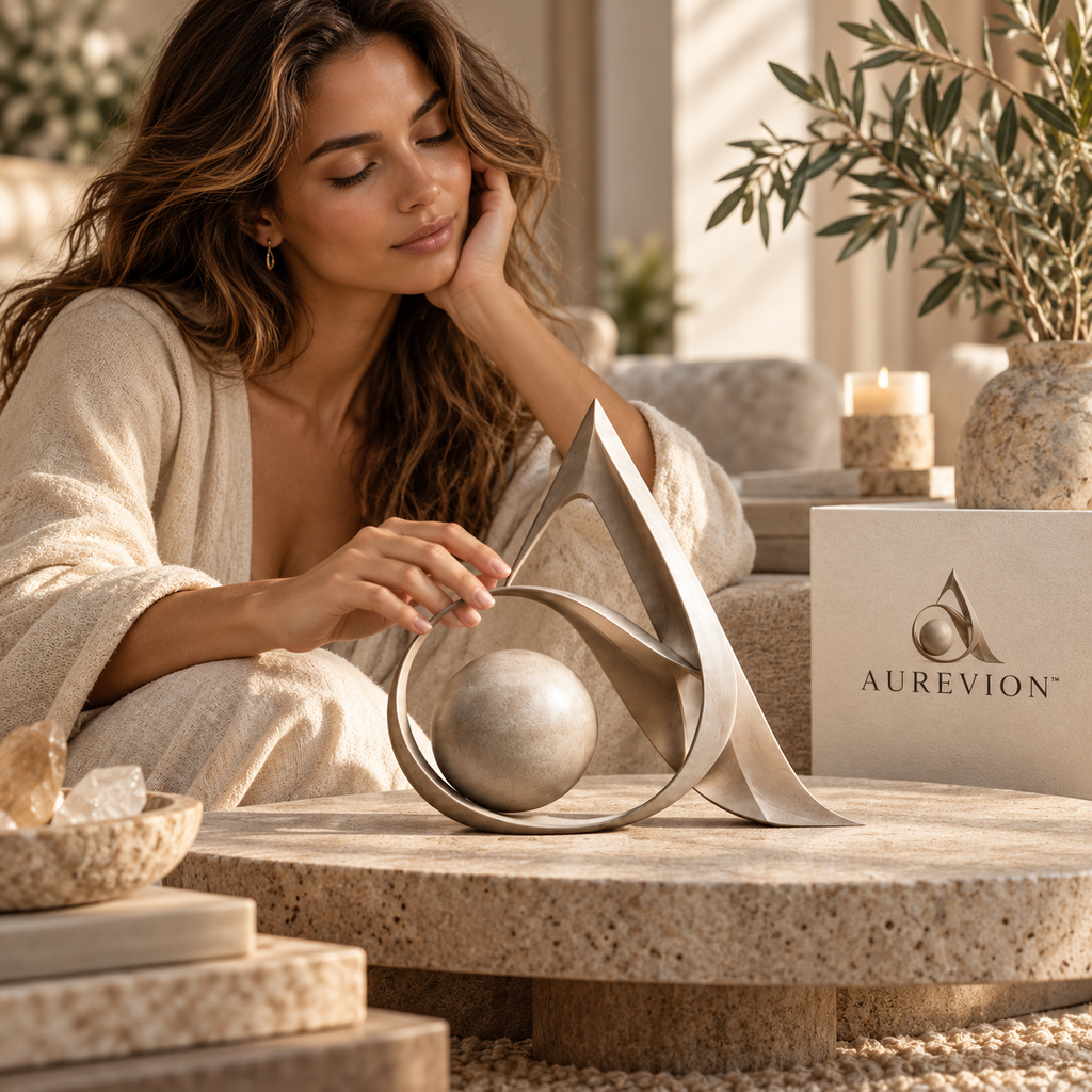 AUREVION™ Arvella Stone Meditation Ornament